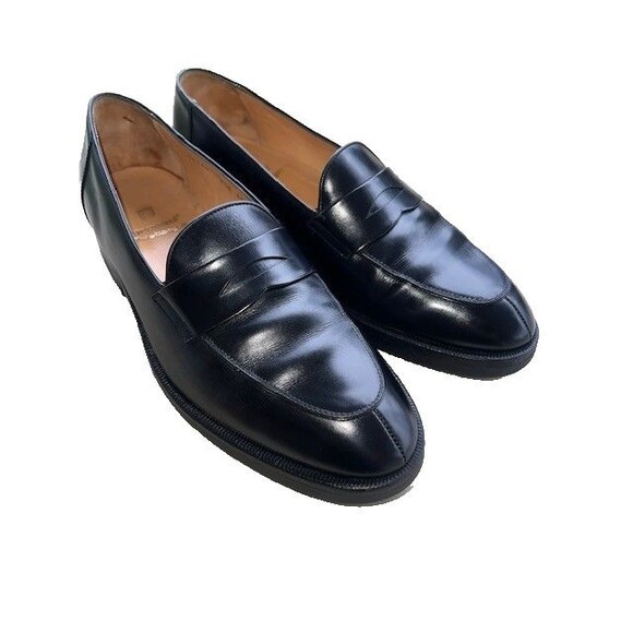 Gravati Italy Men’s Penny Loafers Sz 9.5M Black Leather/Vibram GumLite Soles main image 11